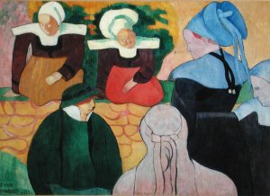 Breton Women on a Wall, 1892