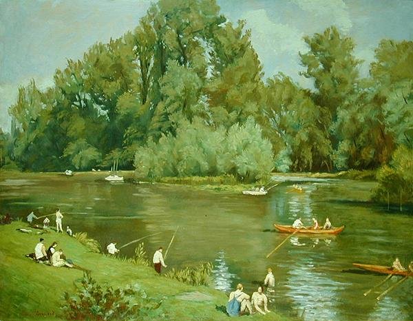 On the Shore of the Marne, c.1932