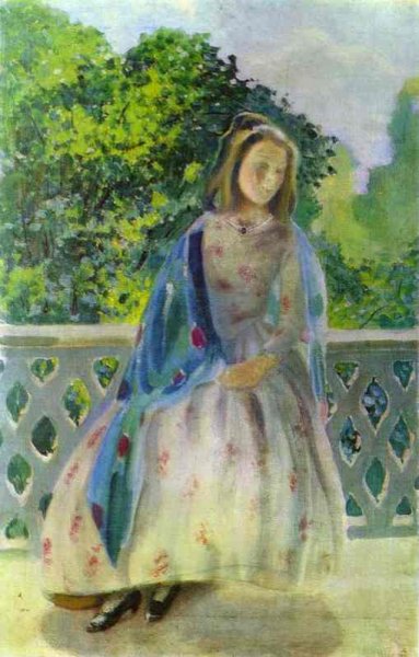 Girl on Balcony, 1900