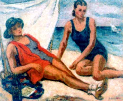 Women on the beach