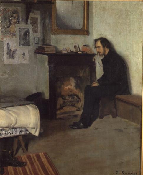 The Bohemian (portrait of Erik Satie in his studio in Montmartre), 1891