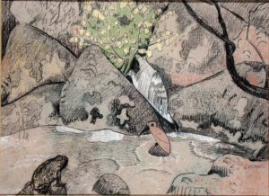 Landscape with a Bird and a Toad