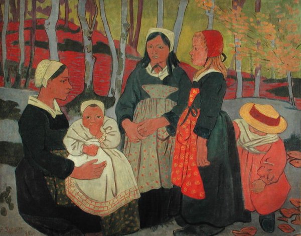 Bretons in the Forest of Huelgoat, 1893