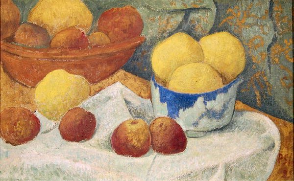 Apples with a Blue Dish, 1922