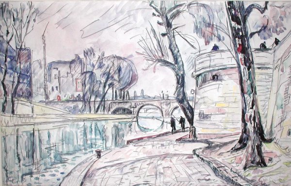 Paris - River Scene