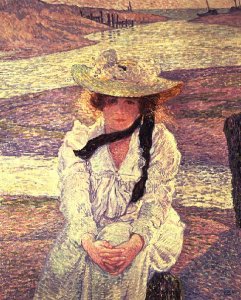 Young Woman on the Banks of the Greve River, 1901