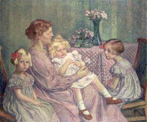 Madame van de Velde and her Children, 1903