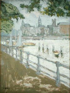 View of the Binnenalster, 1913