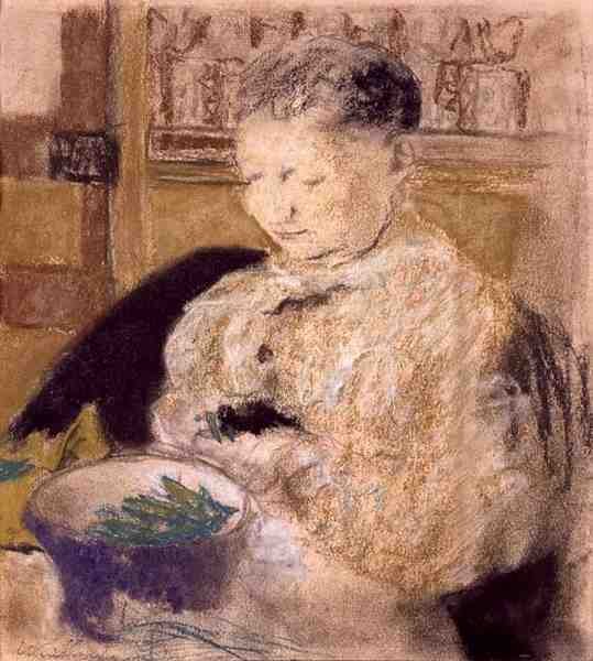 Madame Vuillard Podding Peas, 1905