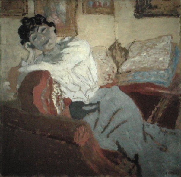 Madame Hessel on the Sofa, 1900