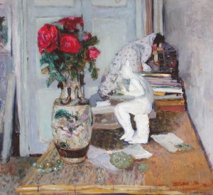 Statuette by Maillol and Red Roses, c.1903-05