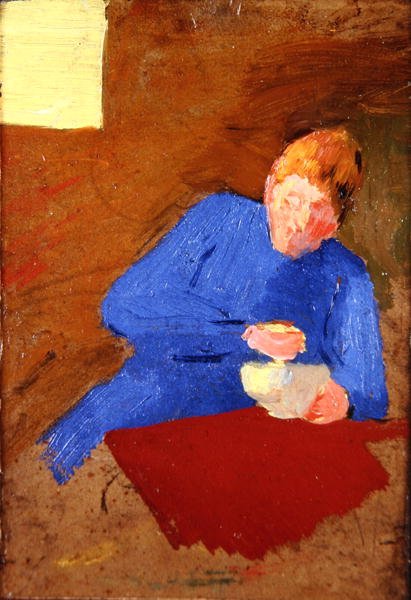 Marie Holding a Bowl, c.1891