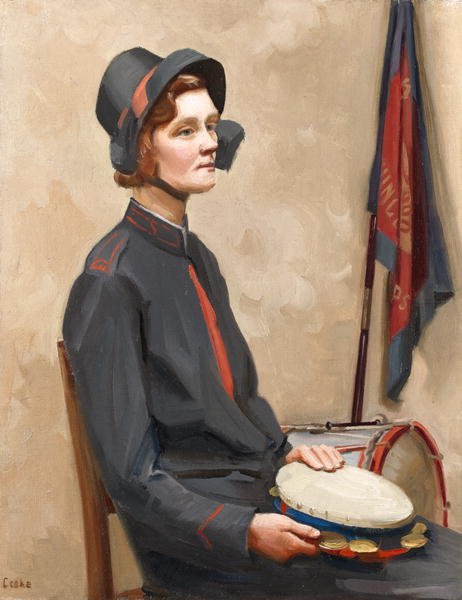 Portrait of a Salvation Army songster, c.1938