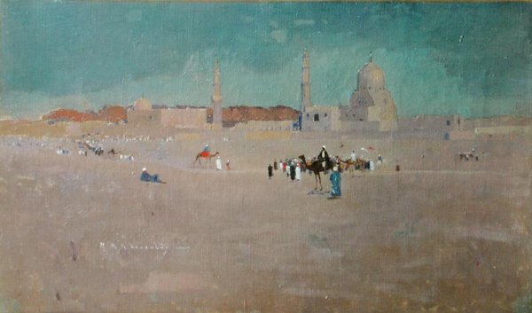 A Scene in Egypt, c.1890