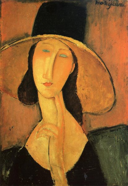 Portrait of a Woman with Hat