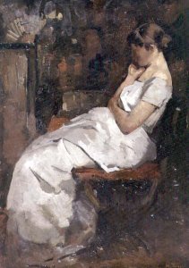 Girl in White, c.1889