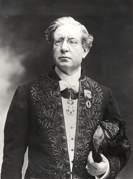 Portrait of Benjamin Constant (1845-1902) in academic costume