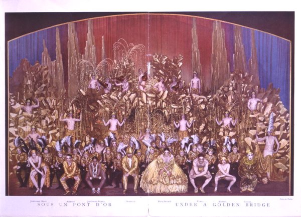 La Revue 'Sous un pont d'or' des Folies Bergeres, 1926-27