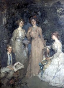 A Group Portrait of Robert, Gertrude, Phyllis and Jessie Lindsay Watson, 1903