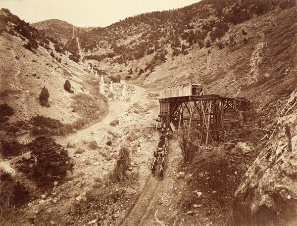 Chicago Hoisting Works, Dry Canyon, USA, 1861-75