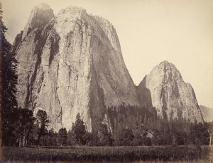 Cathedral Rock, Yosemite National Park, USA, 1861-75