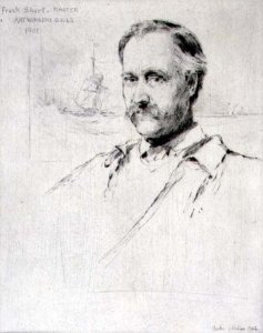 Sir Frank Short (1857-1945) painter and engraver, Master of the Art Workers Guild in 1901, 1902