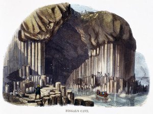 Fingals Cave, from Phenomena of Nature, 1849