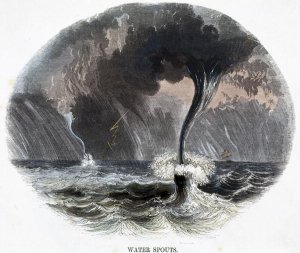 Air Volcanoes, near Cathagena, Columbia, from Phenomena of Nature, 1849