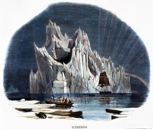 Icebergs, from Phenomena of Nature, 1849