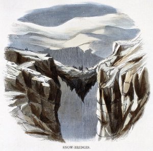 Snow-Bridges, from Phenomena of Nature, 1849