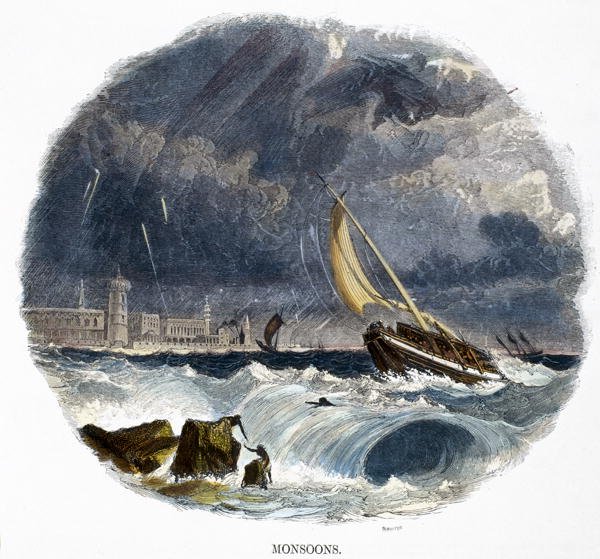 Monsoons, from Phenomena of Nature, 1849