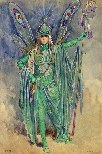 Oberon, costume design for 