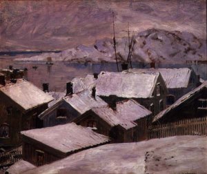 Fiskebackskil in Winter, 1899