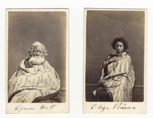 Epuni Hutt and Eliza Porirua, c.1865