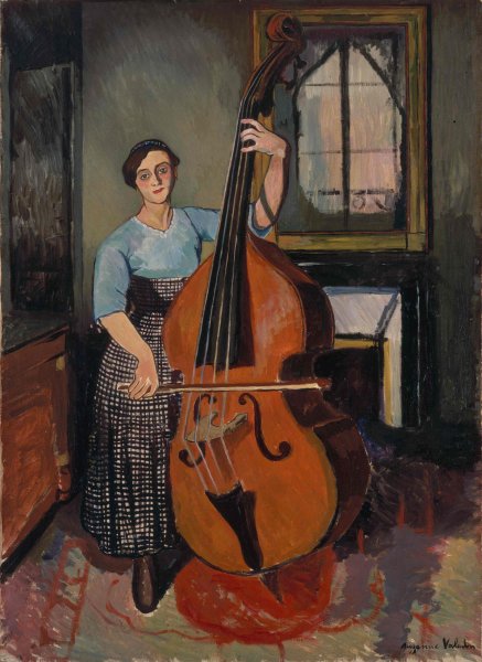 Woman with a Double Bass, 1908