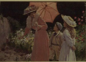 A Lady with a Parasol showing how to make a Strawberry Barrel