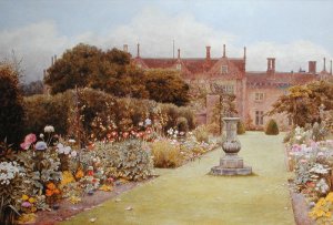 The Grass Walk, Helmingham Hall, 1892