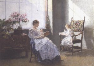 Mrs Masarai and her Daughter, 1896