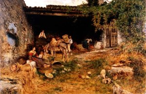 Italian Farmyard Scene