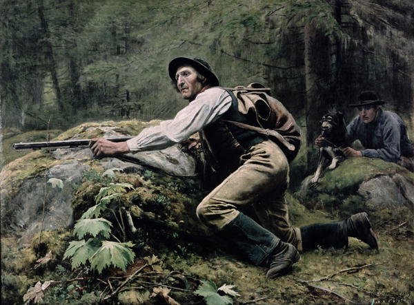 Elk Hunting, 1889