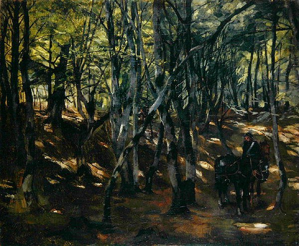 Cavalry Patrol in the Middle of a Wood, 1877