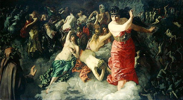 Scene from Dantes Divine Comedy, 1880