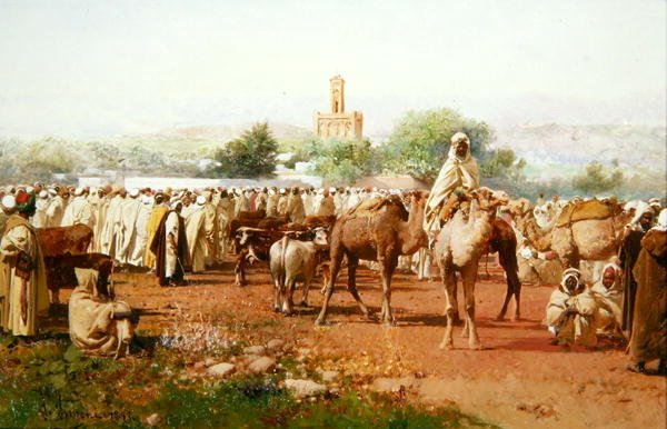 Arab Village Scene, 1883