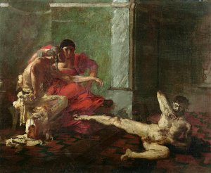 Locusta Testing Poison on a Slave, c.1870-80