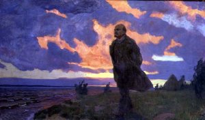 Vladimir Ilyich Lenin 1870-1924 on the Shore, 1934