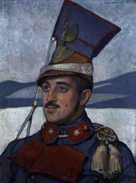 Portrait of Lieutenant Roman Machnicki 1889-1943 c.1915