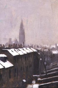 Duke Street under Snow, Edinburgh, 1870