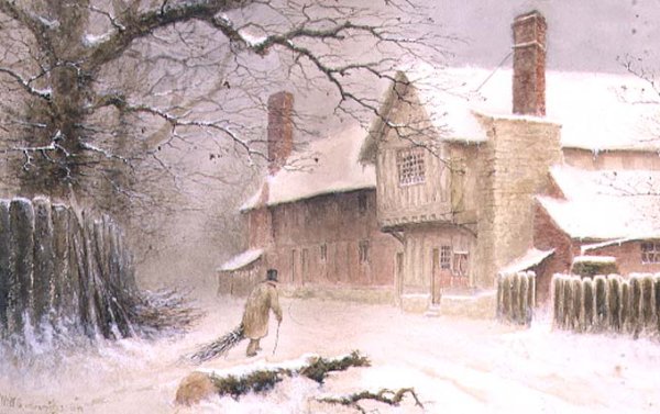 Returning Home in the Snow, 1892