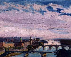 View of Prague from Letna, 1925