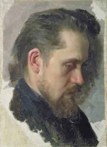 Portrait of the author Nikolay Pomyalovsky 1860